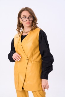 Жилетка NikVa н709 -4 горчица #1