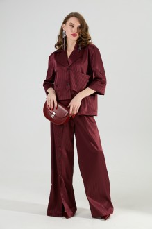 Брюки NikVa н977 -5 бургунди