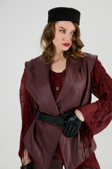 Жилетка NikVa н1027 -2 бордо