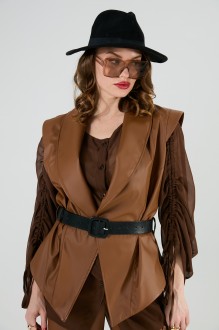 Жилетка NikVa н1027 -3 шоколад