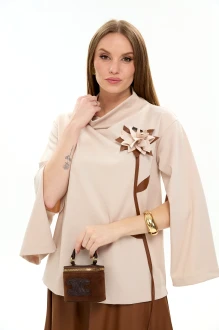 Джемпер (кофта) NikVa н923 -9 капучино, шоколад