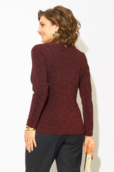 Блузка LILIANA М1391 горький шоколад размер 48-54 #3