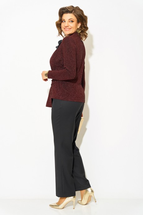 Блузка LILIANA М1391 горький шоколад размер 48-54 #8