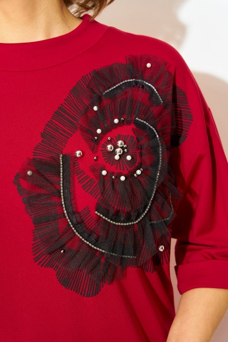 Платье LILIANA М 1464 алый размер 52-58 #6