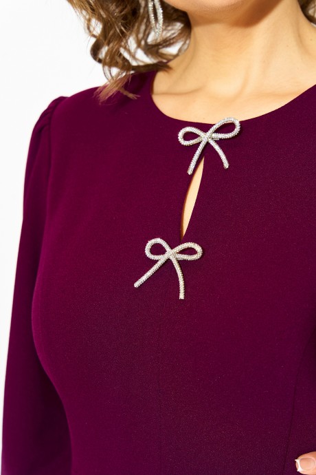 Платье LILIANA М 1491 ежевика размер 48-54 #6