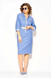 Платье LILIANA М1416 н голубой
