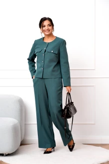 Брючный костюм AMUAR 1086 .1 темная бирюза