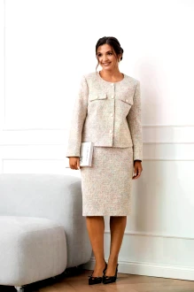 Юбочный костюм AMUAR 1110 бежевый