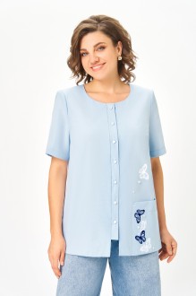 Блузка Дали 5768 голубой