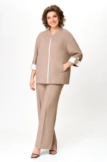 Брючный костюм Дали 7028 двойка .2 капучино