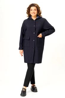 Пальто Дали 7074 черное