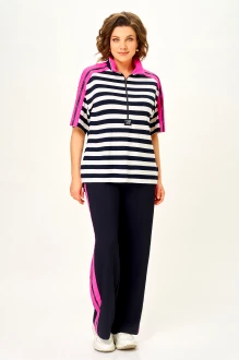 Спортивный костюм Дали 7042 .2 сине-розовый