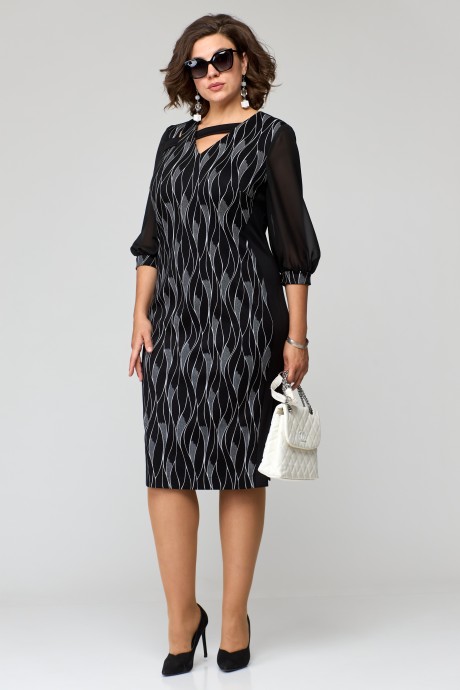 Вечернее платье Ликвидация EVA GRANT 7220-1 черный размер 48 #2