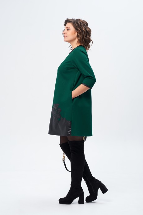 Платье Ликвидация Michel Chic 2140 изумруд размер 58 #5