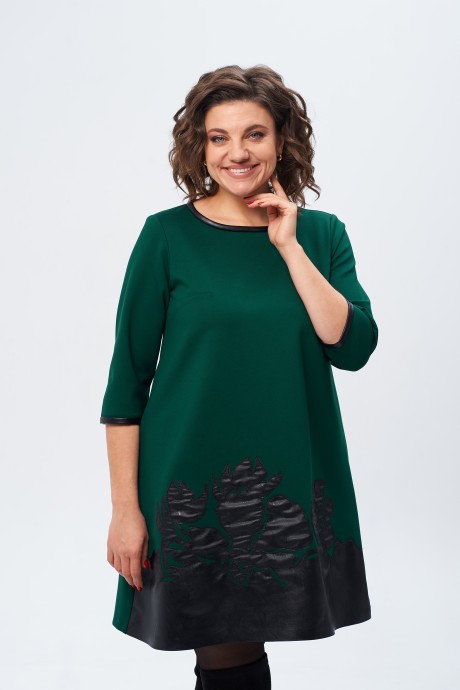 Платье Ликвидация Michel Chic 2140 изумруд размер 58 #6