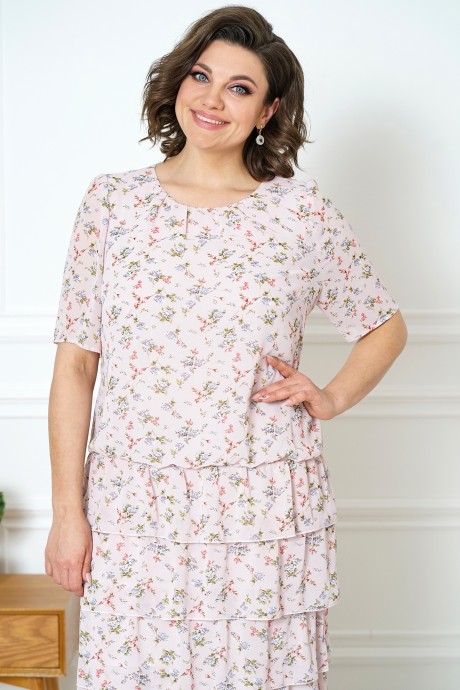 Платье Ликвидация ALANI COLLECTION 2089 роза размер 48 #4