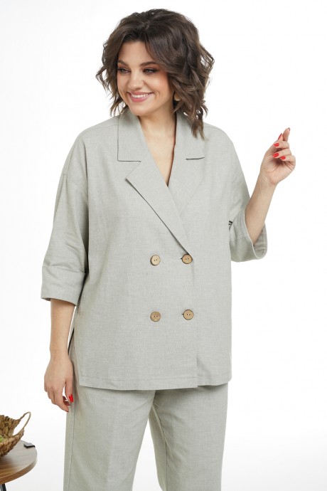 Костюм/комплект Ликвидация ALANI COLLECTION 2323 двойка серый размер 54 #3