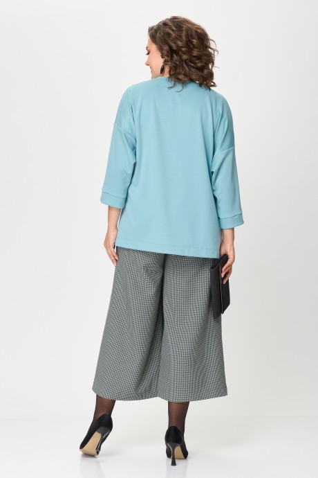 Костюм/комплект Ликвидация Michel Chic 1362 /1 голубой,клетка размер 56 #4