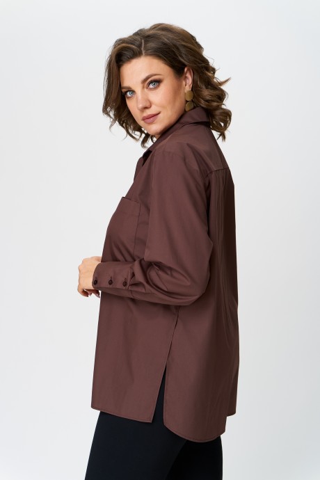 Рубашка Ликвидация Avenue Fashion 0301-7 Шоколад размер 54 #5