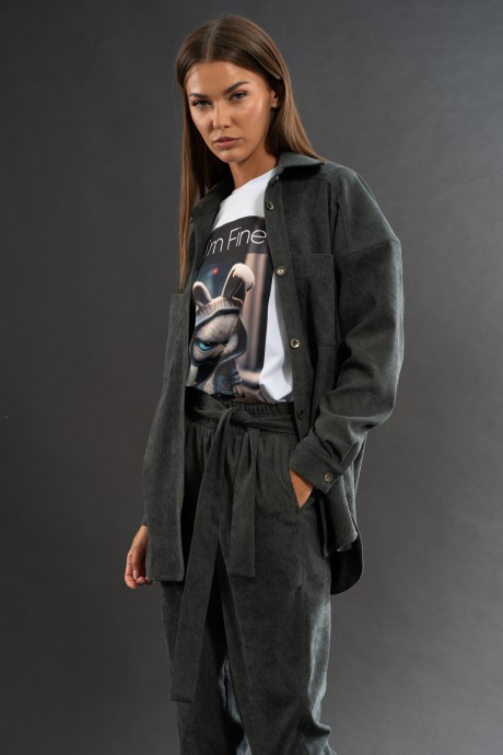 Костюм/комплект Ликвидация KIVVIWEAR 31003101-03 Серый хаки размер 46 #3