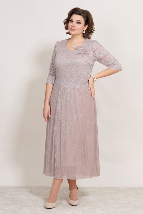 Вечернее платье Ликвидация Mira Fashion 4793-4 розовый размер 60 #1