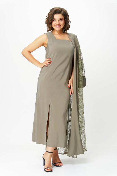 Костюм Ликвидация Michel Chic 1421 двойка хаки размер 56 #5