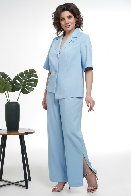 Костюм/комплект Ликвидация ALANI COLLECTION 2317 двойка голубой размер 56 #3