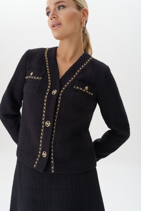 Костюм/комплект Ликвидация ЮРС 23-267 -1 черный размер 46 #4