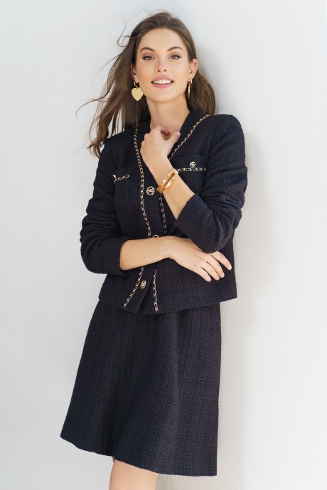 Костюм/комплект Ликвидация ЮРС 23-267 -1 черный размер 46 #5