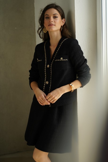 Костюм/комплект Ликвидация ЮРС 23-267 -1 черный размер 46 #7