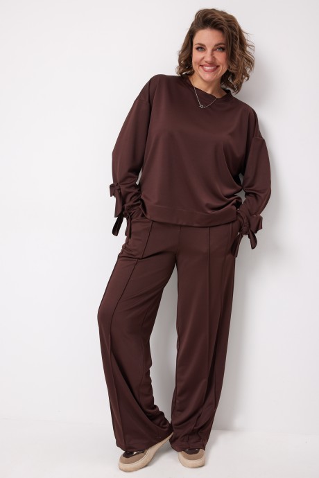 Костюм/комплект Ликвидация BegiModa 3098 двойка мокко размер 56 #2