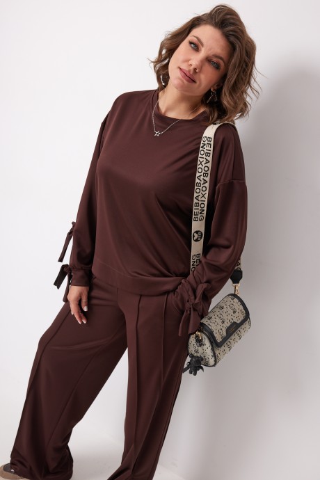 Костюм/комплект Ликвидация BegiModa 3098 двойка мокко размер 56 #4