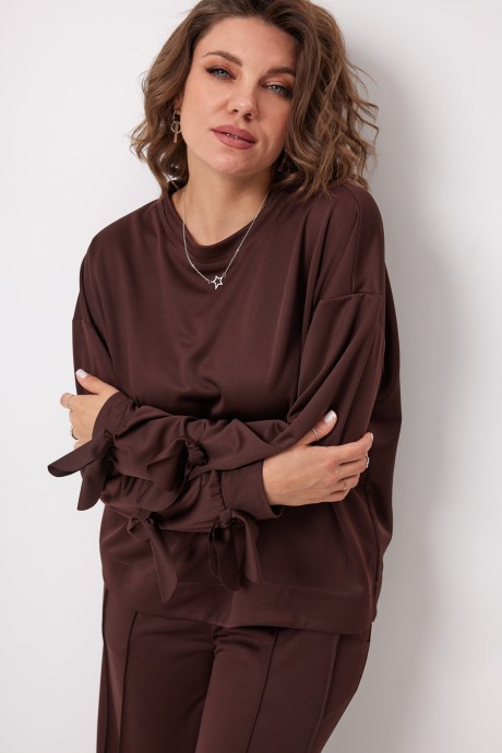 Костюм/комплект Ликвидация BegiModa 3098 двойка мокко размер 56 #6
