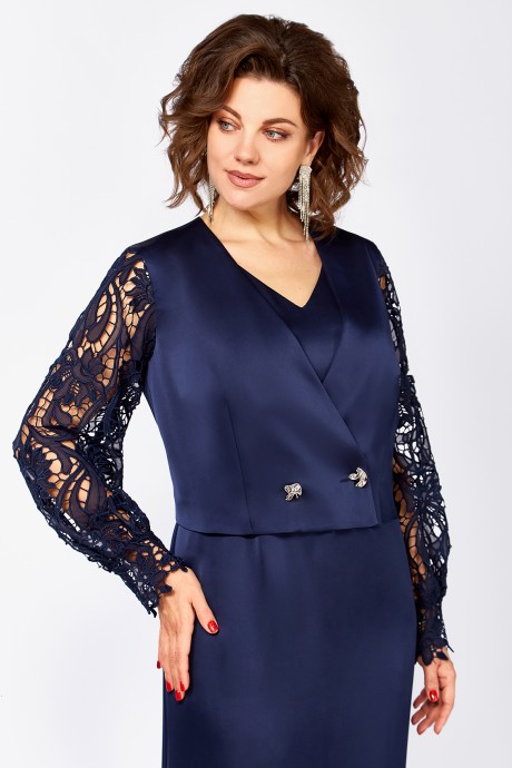 Костюм Ликвидация Mira Fashion 5579 темно-синий размер 56 #2