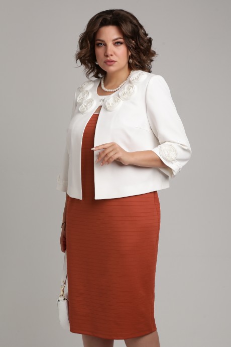 Костюм Ликвидация Lady Secret 3740 /1 молочный, терракот размер 50 #2