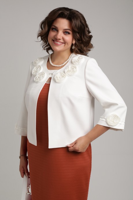 Костюм Ликвидация Lady Secret 3740 /1 молочный, терракот размер 50 #3