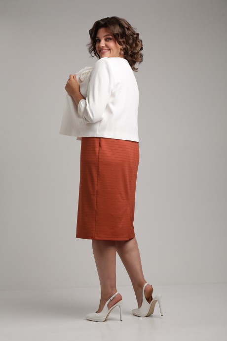 Костюм Ликвидация Lady Secret 3740 /1 молочный, терракот размер 50 #6