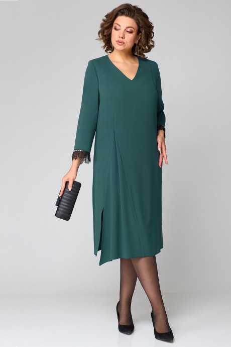 Вечернее платье Ликвидация Мишель Стиль 1228 зеленый опал размер 58 #3