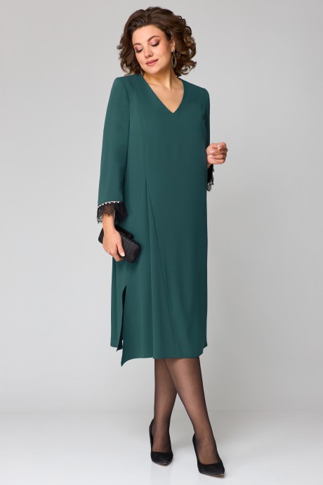 Вечернее платье Ликвидация Мишель Стиль 1228 зеленый опал размер 58 #5