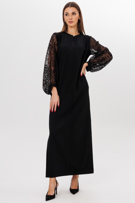 Платье Ликвидация KIVVIWEAR 4253 01 черный размер 48 #2