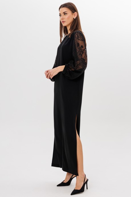 Платье Ликвидация KIVVIWEAR 4253 01 черный размер 48 #4
