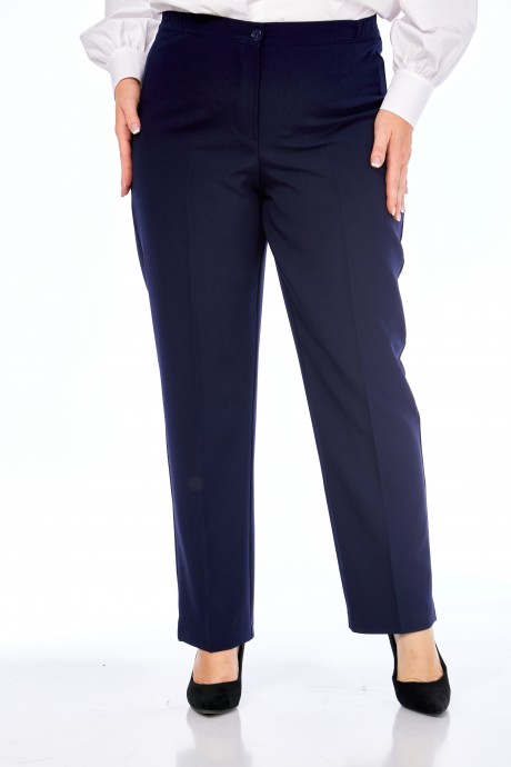 Брюки Ликвидация Элль-Стиль 2002 /6 темно-синий размер 60 #1