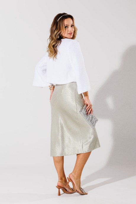 Жакет (пиджак) Ликвидация Anelli 1445 белый размер 50 #5