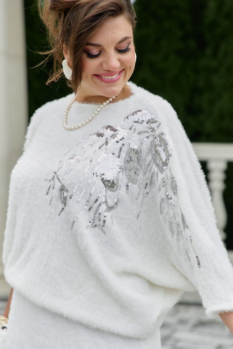 Костюм/комплект Ликвидация Vittoria Queen 26293  двойка молочный размер 60 #3