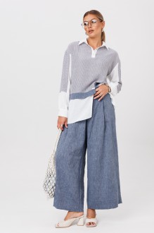 Брючный костюм Распродажа Anastasia м-1242 двойка деним