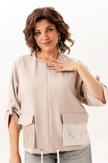 Жакет (пиджак) Распродажа Anelli 1788 бежевый