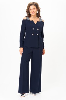 Брючный костюм Распродажа Anastasia Mak 1276 синий