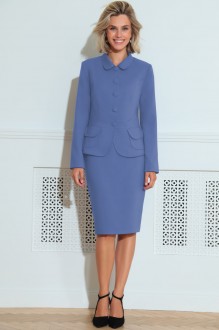 Юбочный костюм Распродажа LeNata 21212 темно-голубой