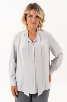 Блузка Распродажа ALGRANDA (Novella Sharm) A4087 -1 светло-серый