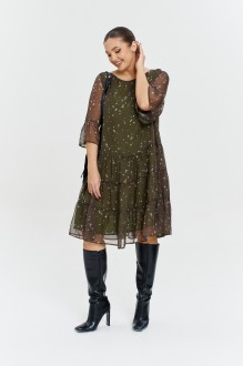 Платье Распродажа Anastasia м-1110 олива